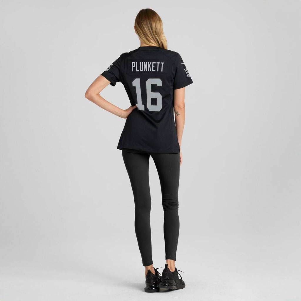 Jim Plunkett Las Vegas Raiders Women's Game Retired Player Jersey - Black