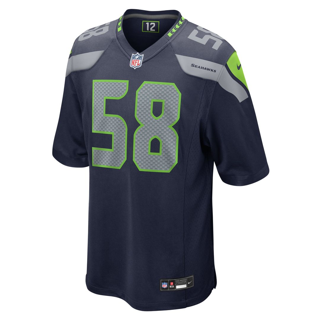 Derick Hall Seattle Seahawks Jersey - College Navy
