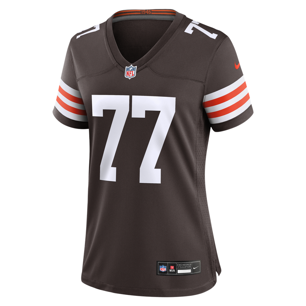 Zion Johnson Cleveland Browns Women's Team Jersey - Brown
