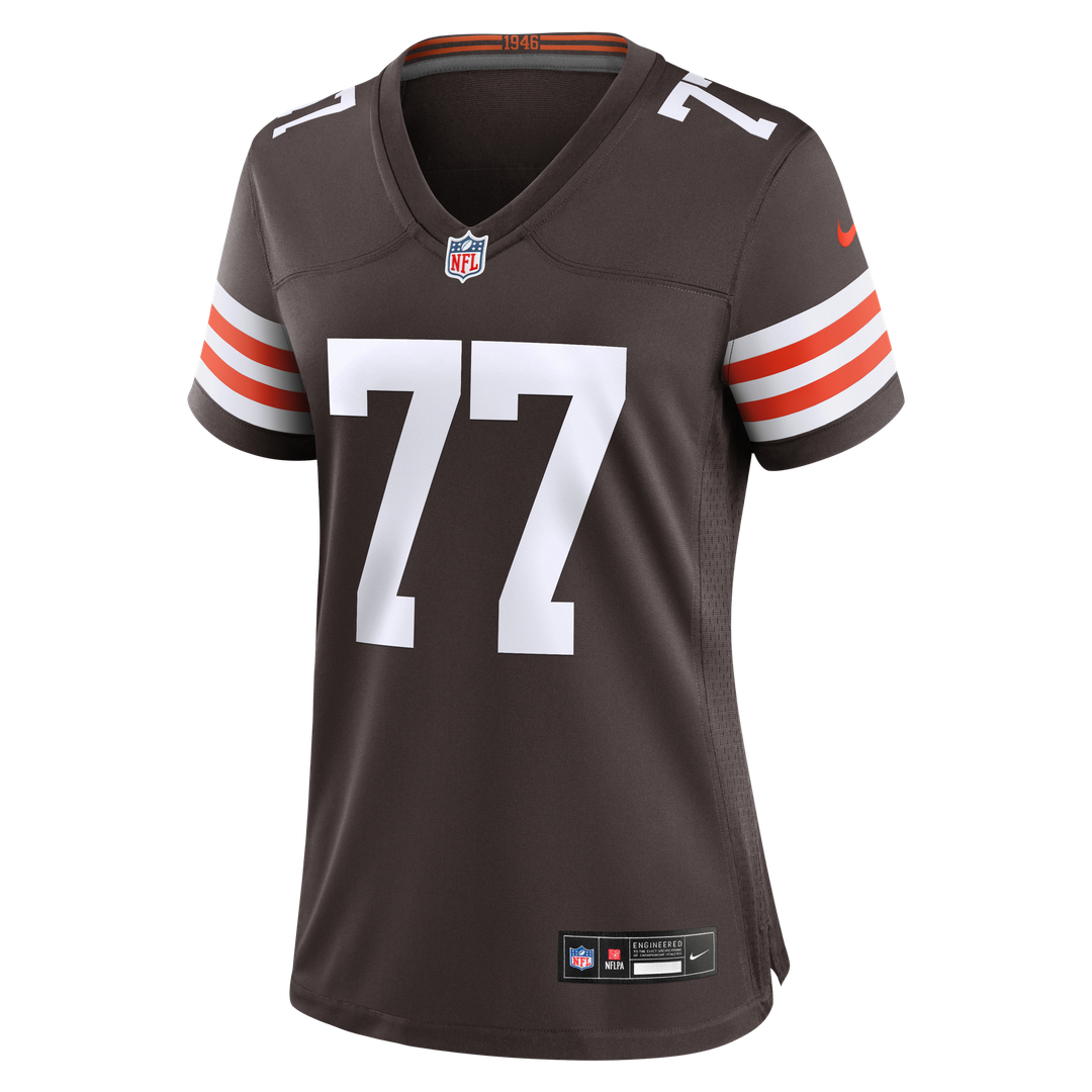Zion Johnson Cleveland Browns Women's Team Jersey - Brown