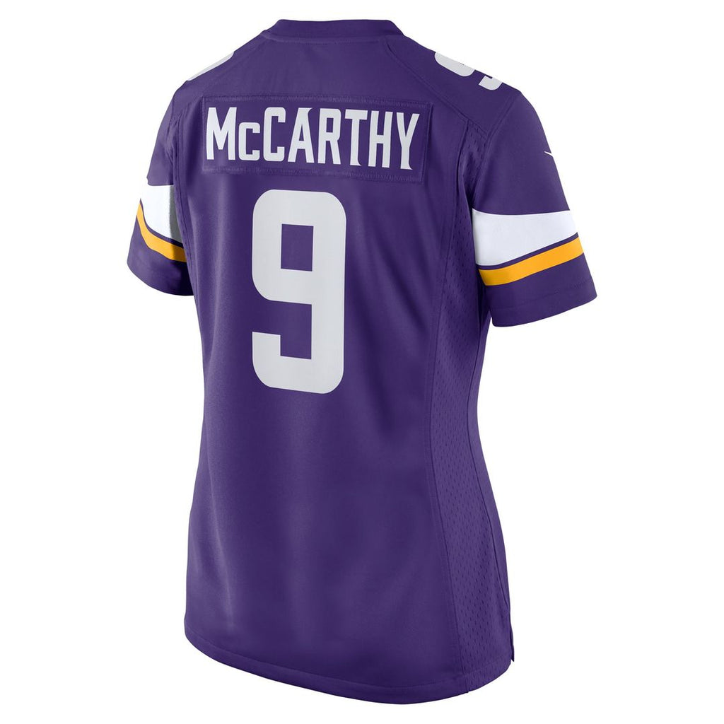 J.J. McCarthy Minnesota Vikings Women's Player Jersey - Purple