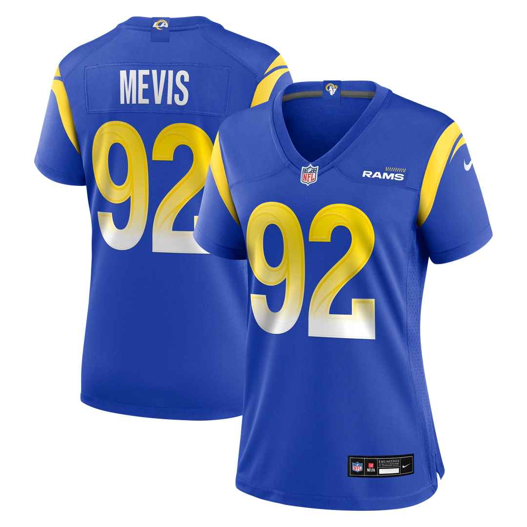 Harrison Mevis Los Angeles Rams Women's Team Jersey - Royal