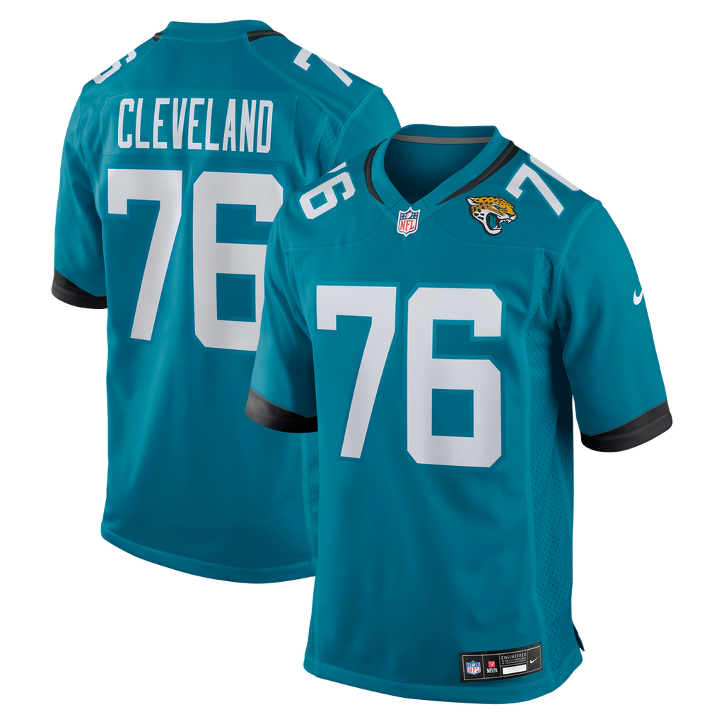 Ezra Cleveland Jacksonville Jaguars Jersey - Teal