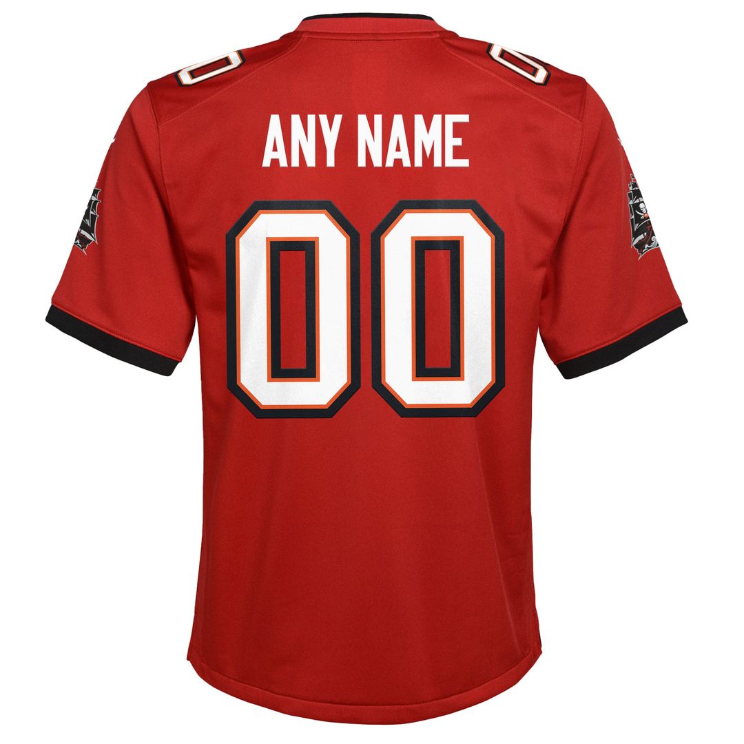 Tampa Bay Buccaneers Youth Alternate Custom Jersey - Pewter