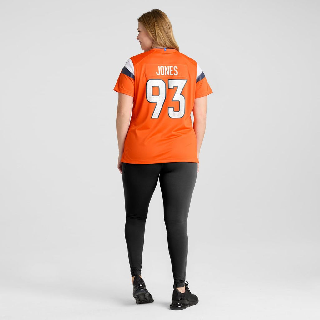 D.J. Jones Denver Broncos Women's Team Jersey - Orange