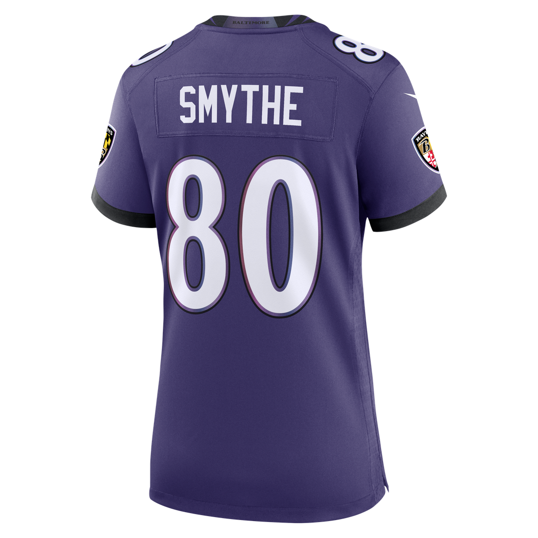 Durham Smythe Baltimore Ravens Women's Team Jersey - Purple