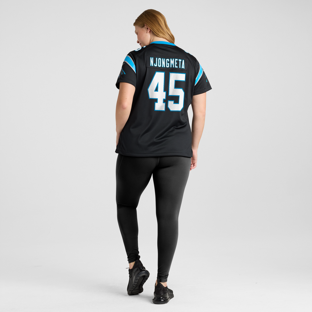 Maema Njongmeta Carolina Panthers Women's Team Jersey - Black