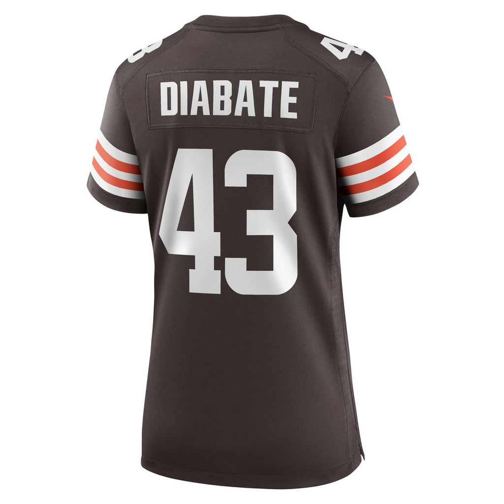 Mohamoud Diabate Cleveland Browns Women's Team Jersey - Brown