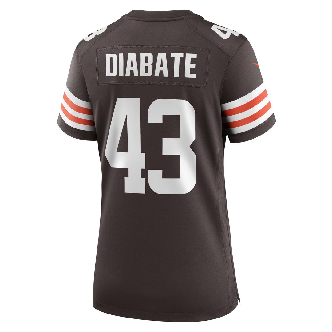 Mohamoud Diabate Cleveland Browns Women's Team Jersey - Brown