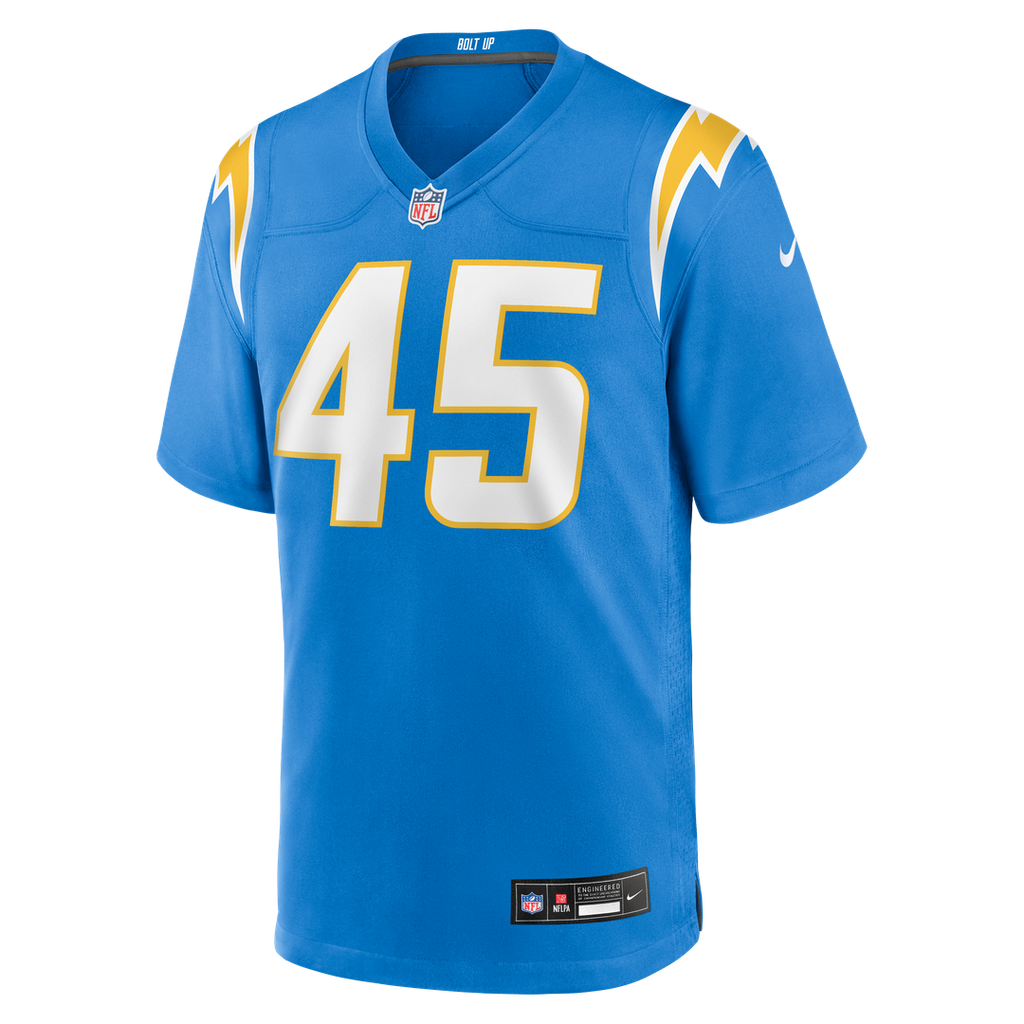 Tuli Tuipulotu Los Angeles Chargers Team Jersey - Powder Blue