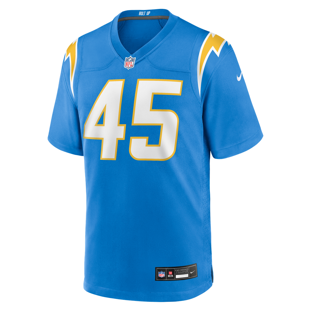 Tuli Tuipulotu Los Angeles Chargers Team Jersey - Powder Blue