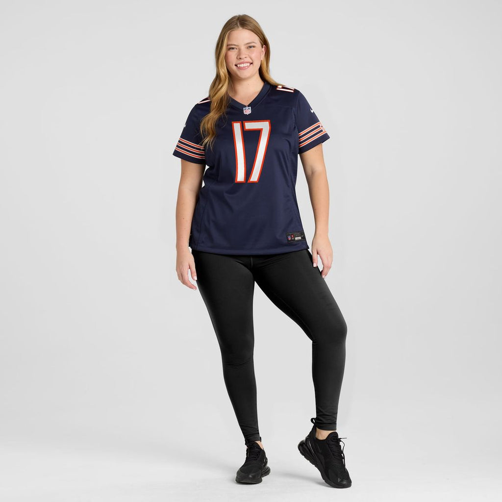 Tyson Bagent Chicago Bears Women's Jersey - Navy