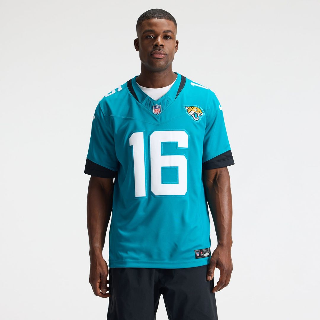 Trevor Lawrence Jacksonville Jaguars Team Stitched Jersey - Teal
