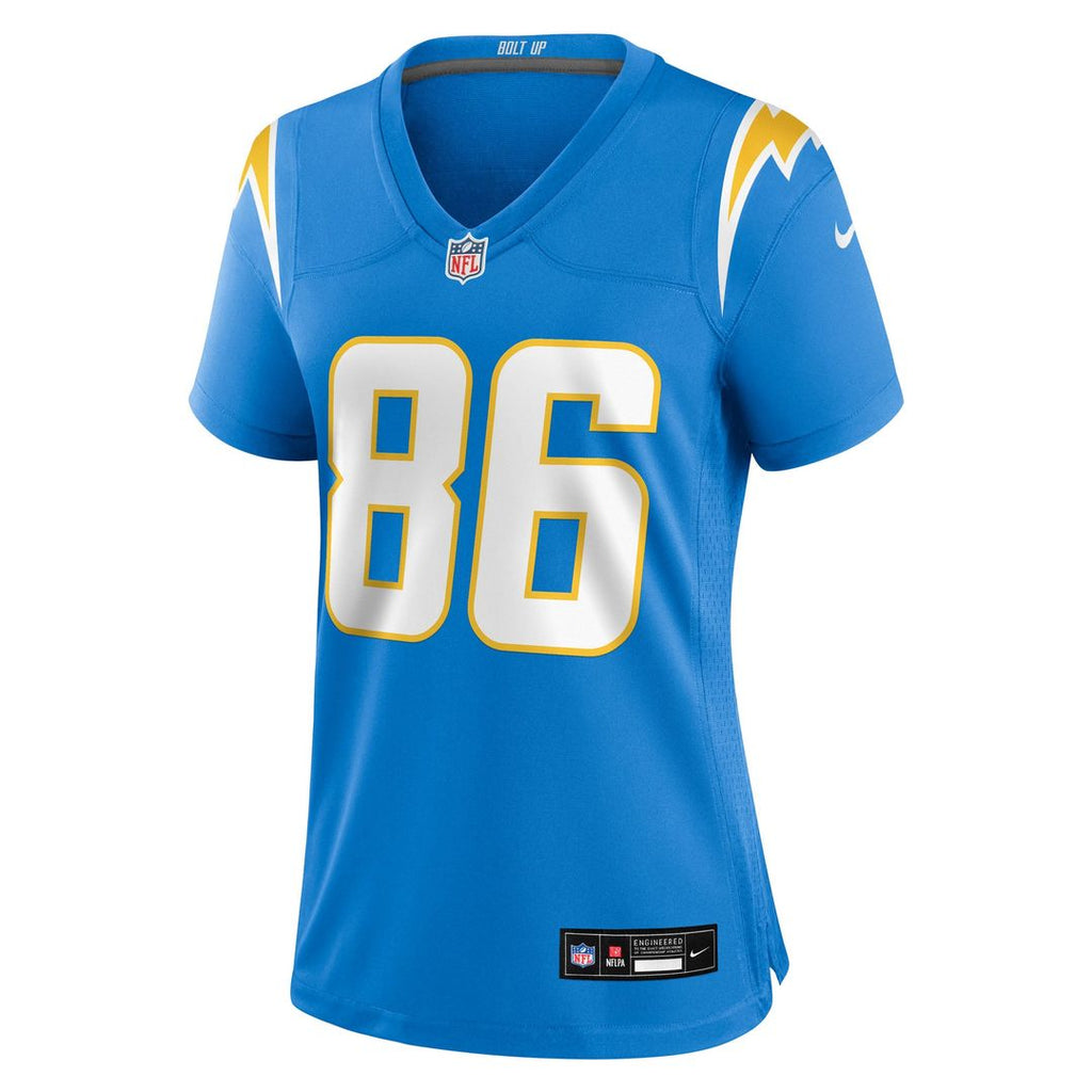 Oronde Gadsden Los Angeles Chargers Women's Team Jersey - Powder Blue