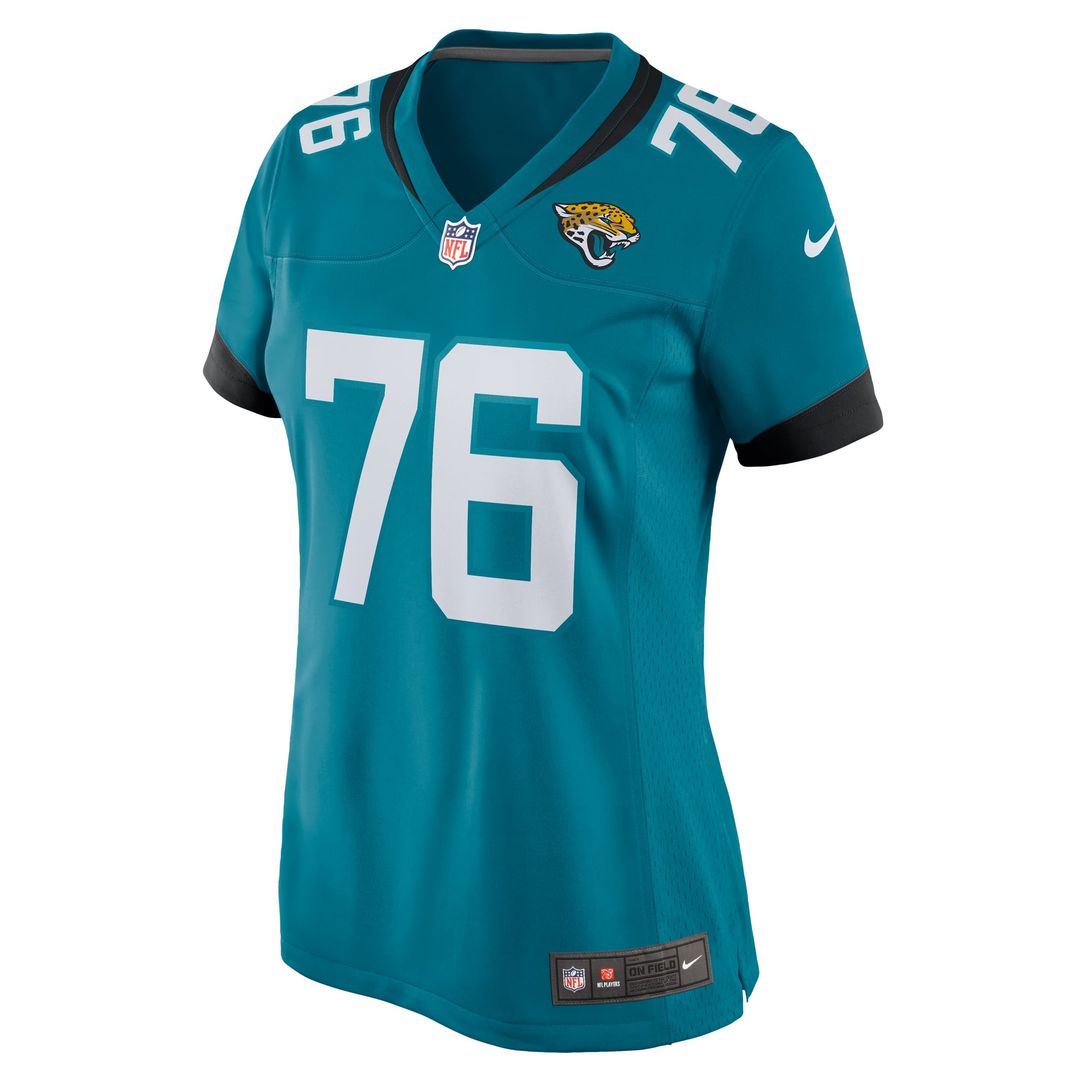 Ezra Cleveland Jacksonville Jaguars Women's Jersey - Teal