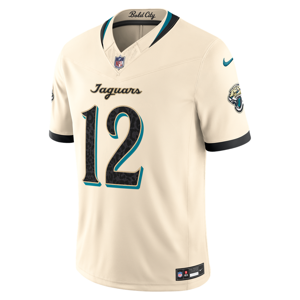 Travis Hunter Jacksonville Jaguars 2026 Rivalries Collection Stitched Jersey - Natural