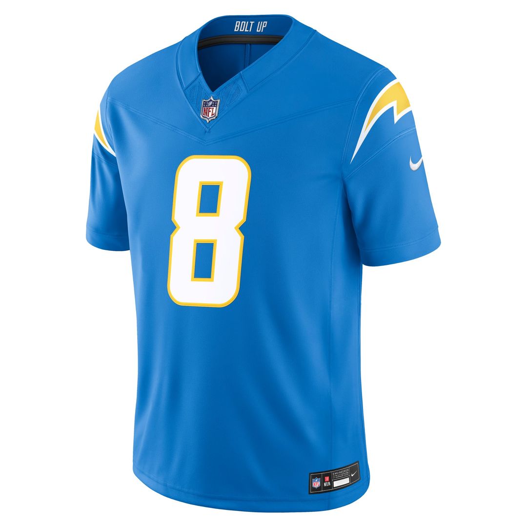 Omarion Hampton Los Angeles Chargers Team Stitched Jersey - Powder Blue