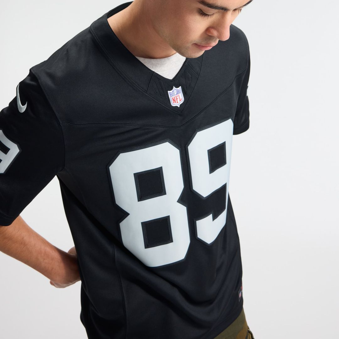 Brock Bowers Las Vegas Raiders Team Stitched Jersey - Black