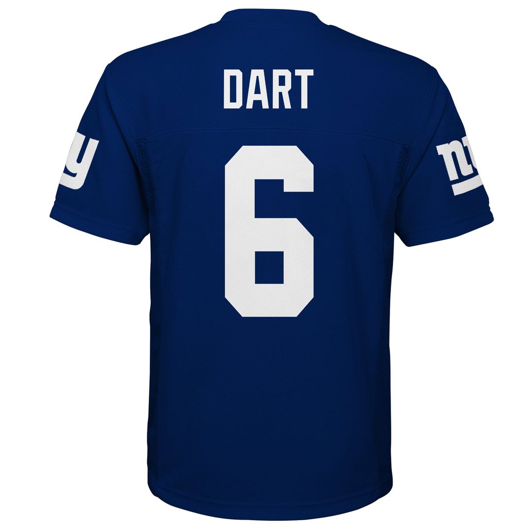 Jaxson Dart New York Giants Youth Jersey - Royal