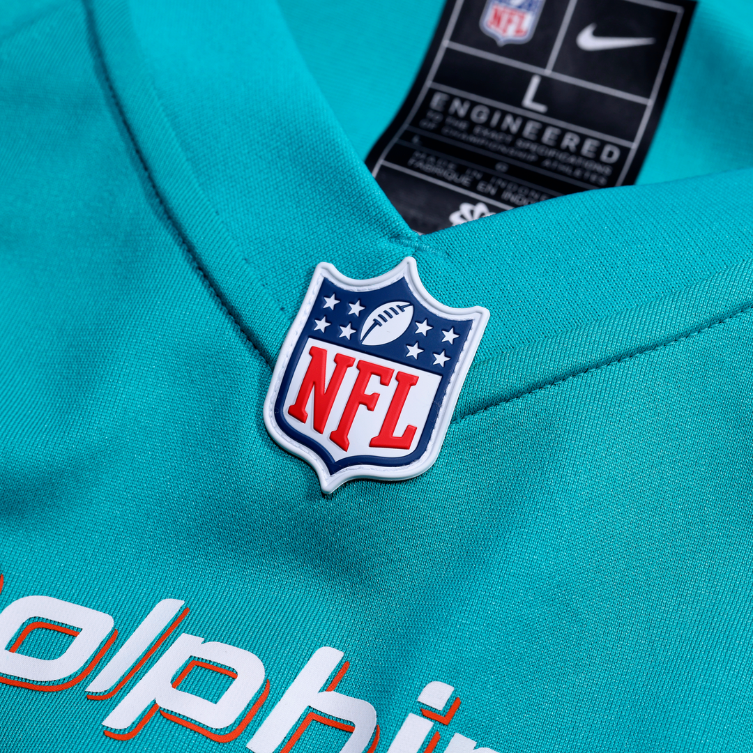 Kadyn Proctor Miami Dolphins Team Jersey - Aqua