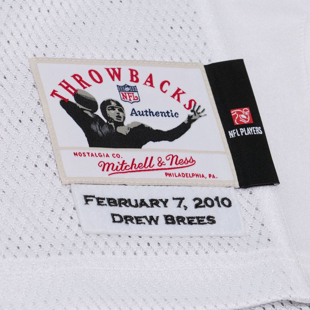 Drew Brees New Orleans Saints Championship Jersey - White