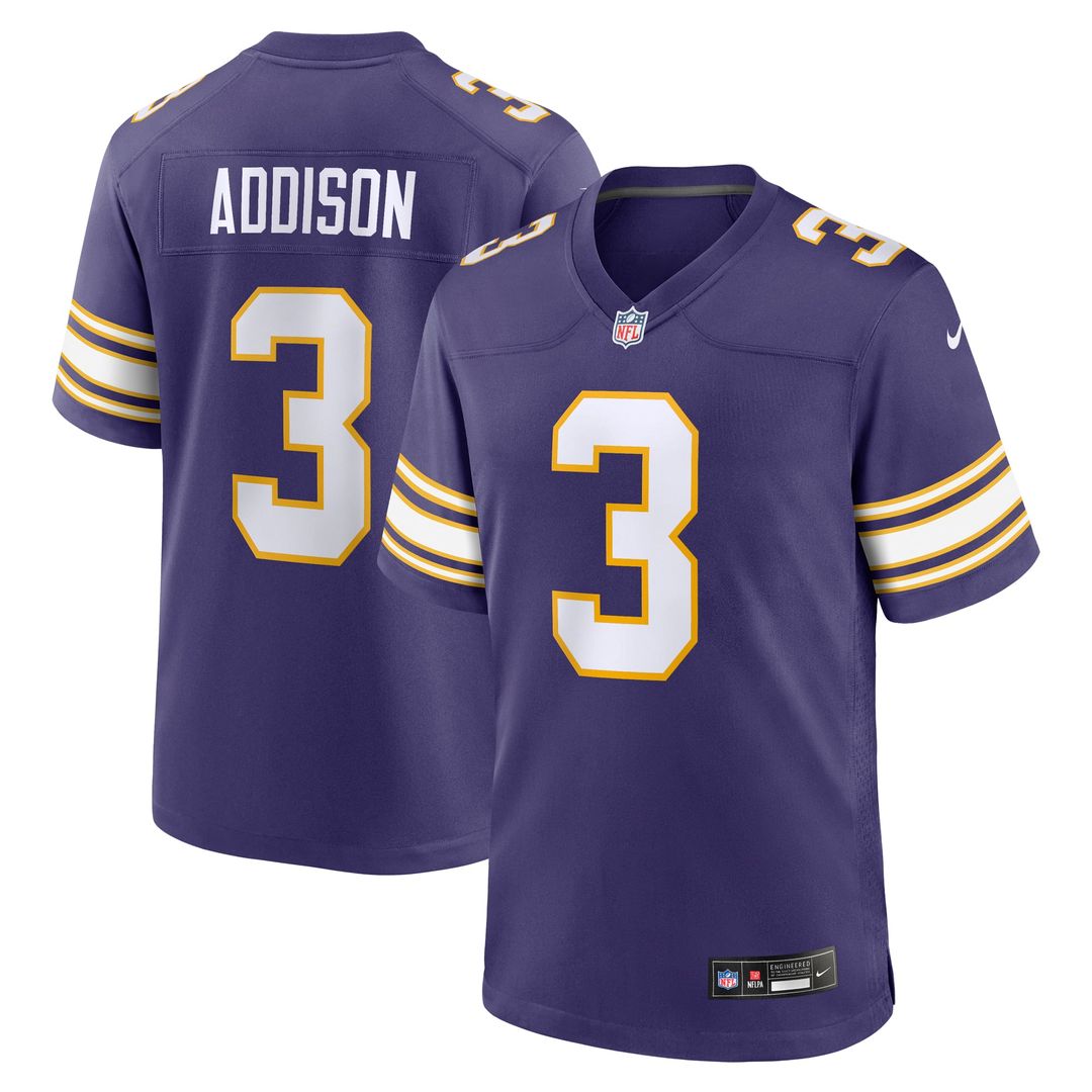 Addison Minnesota Vikings Away Jersey - White