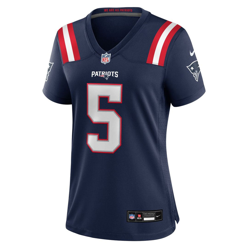 Dre'Mont Jones New England Patriots Women's Team Jersey - Navy
