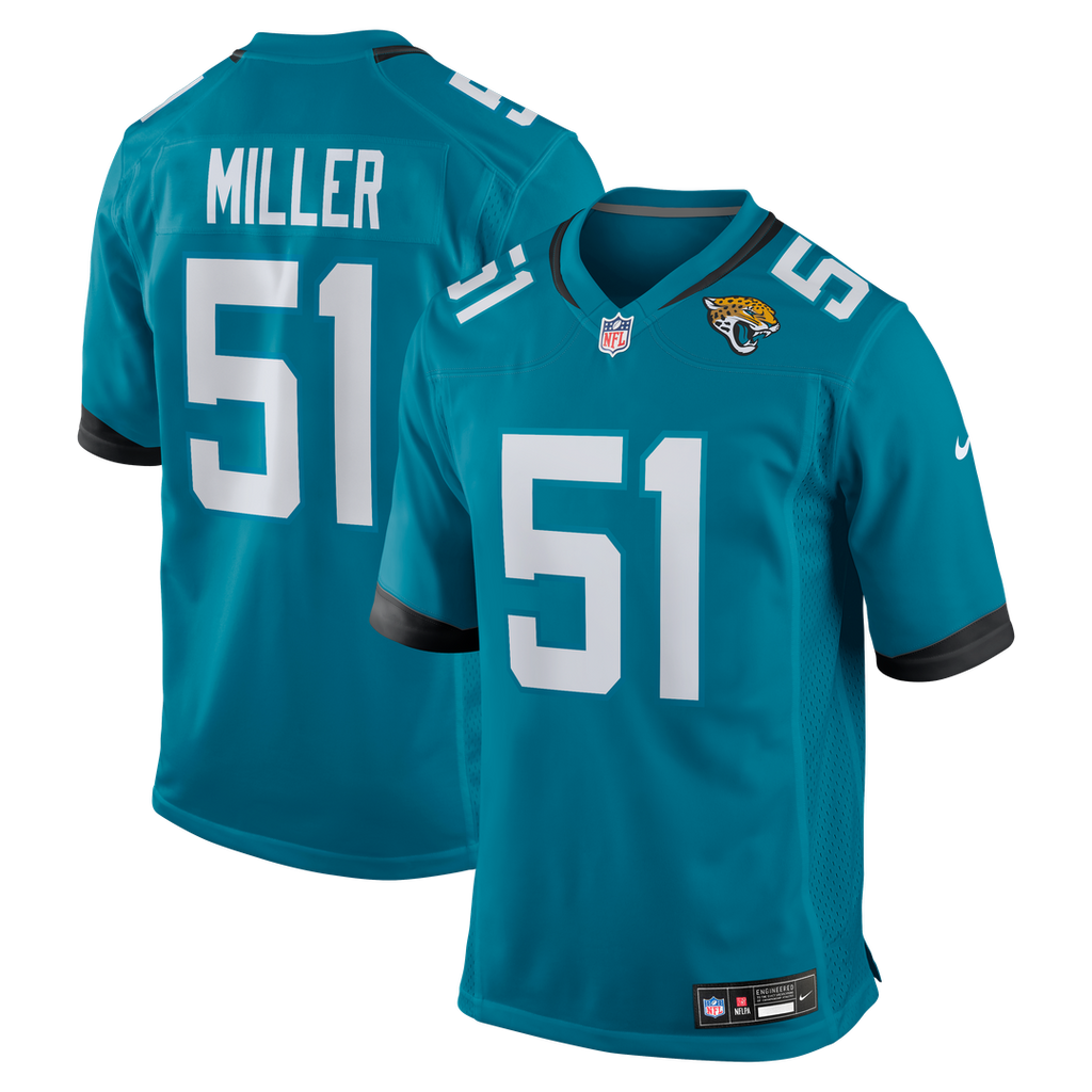 Ventrell Miller Jacksonville Jaguars Jersey - Teal
