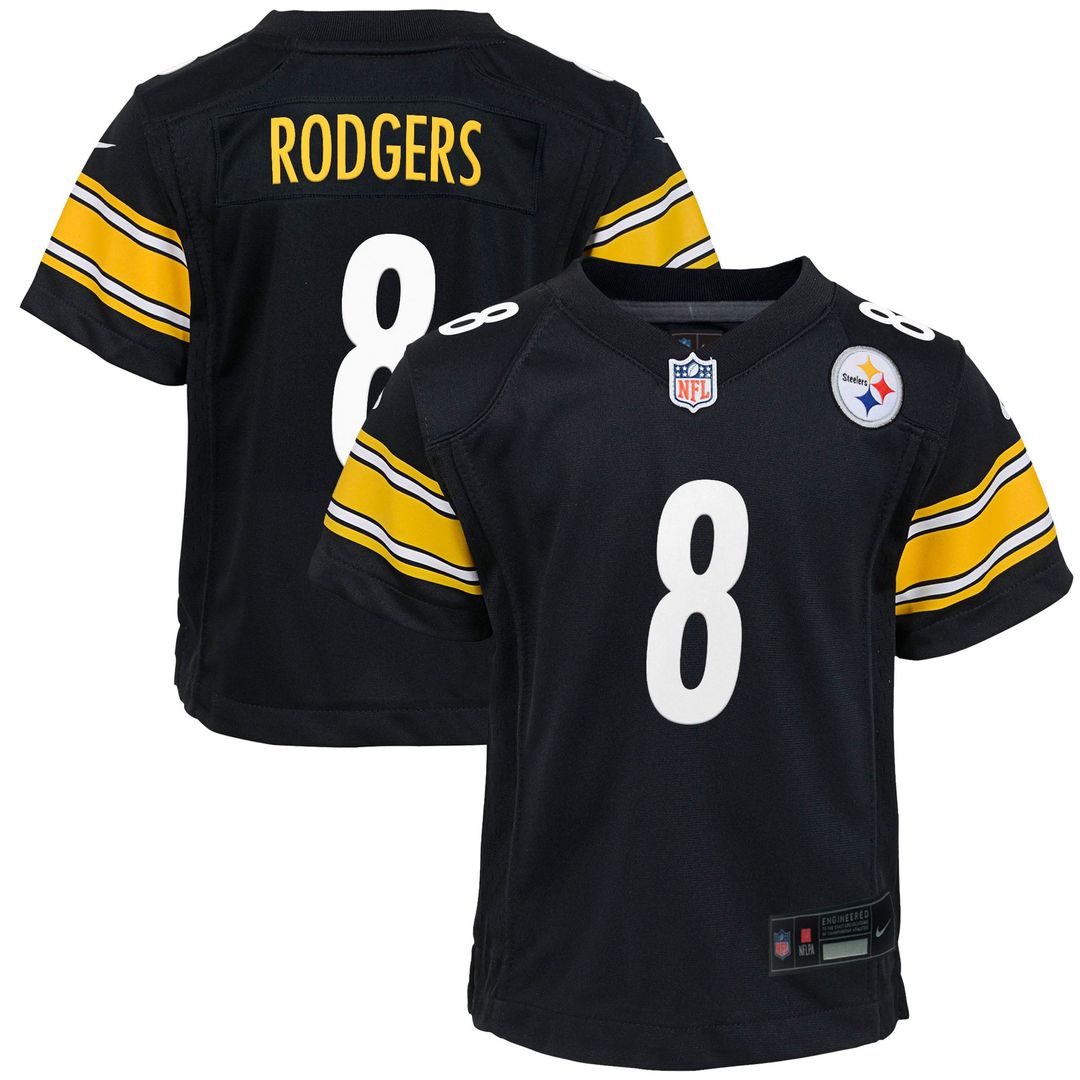 Aaron Rodgers Pittsburgh Steelers Youth Jersey – White