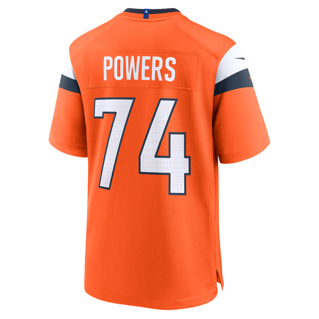 Ben Powers Denver Broncos Team Jersey - Orange