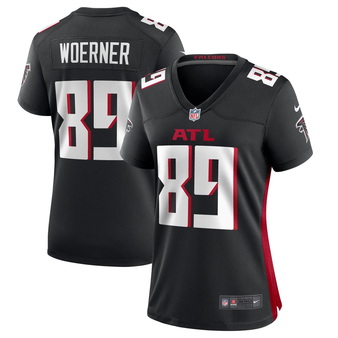 Charlie Woerner Atlanta Falcons Women's Jersey - Black