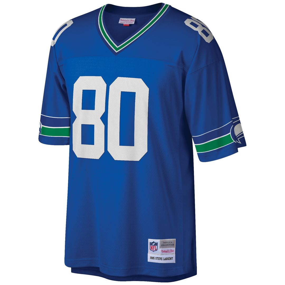 Steve Largent Seattle Seahawks Big & Tall 1985 Retired Player Jersey - Royal