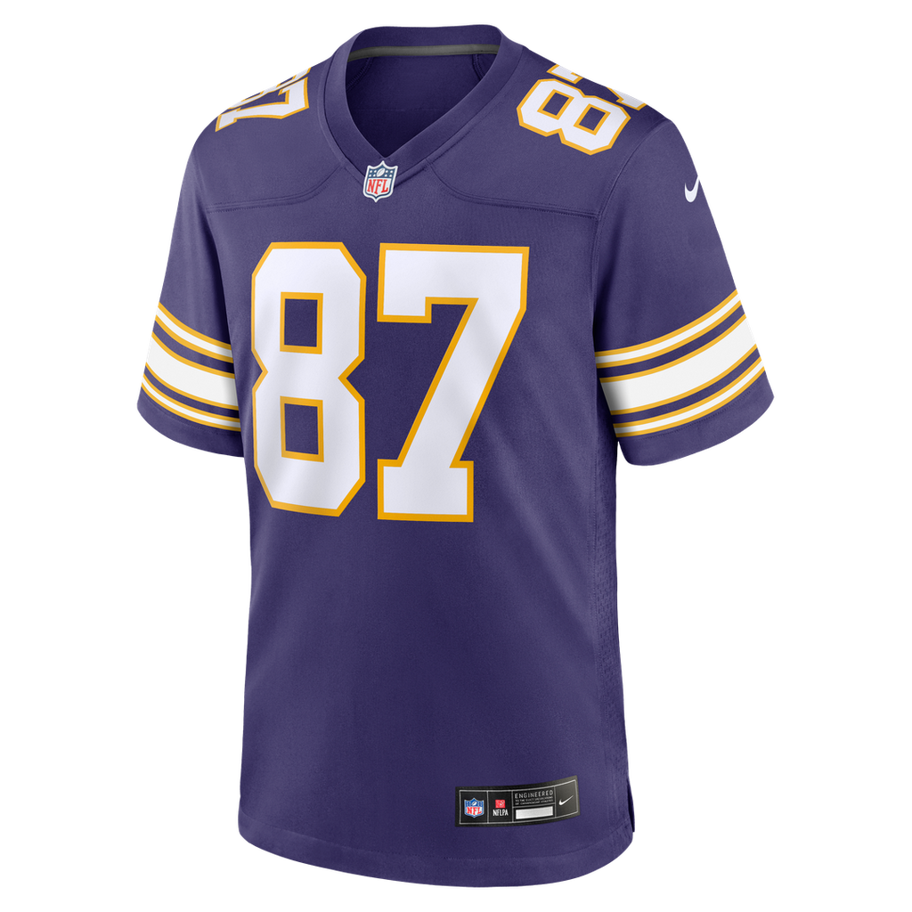 T.J. Hockenson Minnesota Vikings Classic Player Jersey - Purple