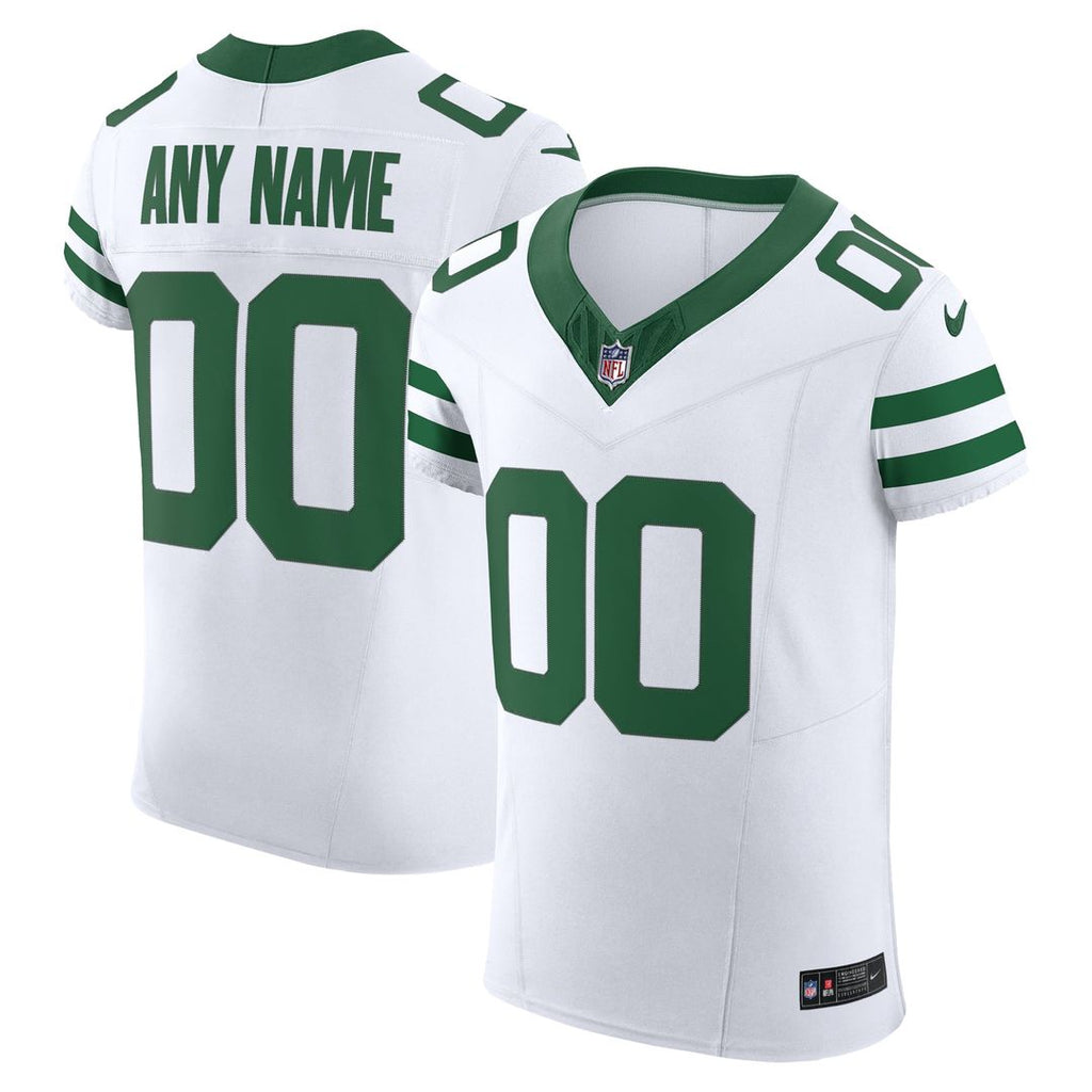 New York Jets Elite Custom Jersey - White