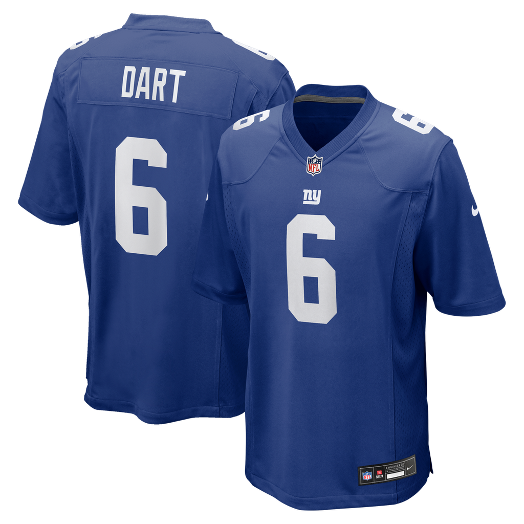 Jaxson Dart New York Giants Jersey - White