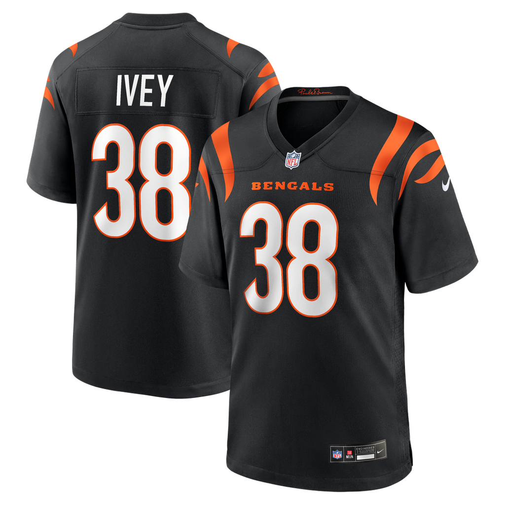 DJ Ivey Cincinnati Bengals Team Jersey - Black