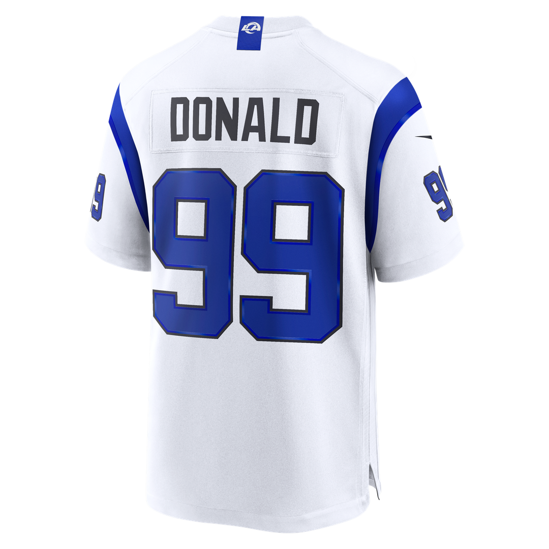 Aaron Donald Los Angeles Rams Fearsome White Jersey