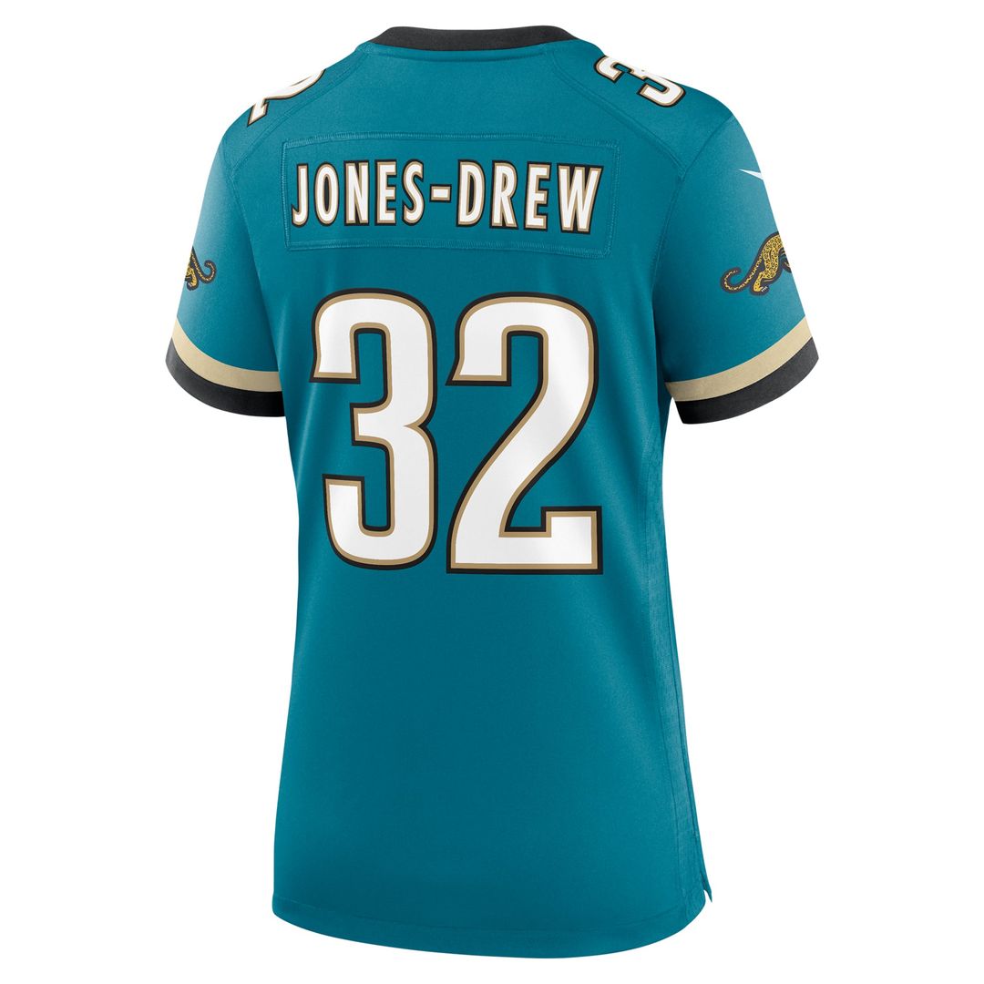 Maurice Jones-Drew Jacksonville Jaguars Women's Prowler Throwback Retired Player Jersey - Teal