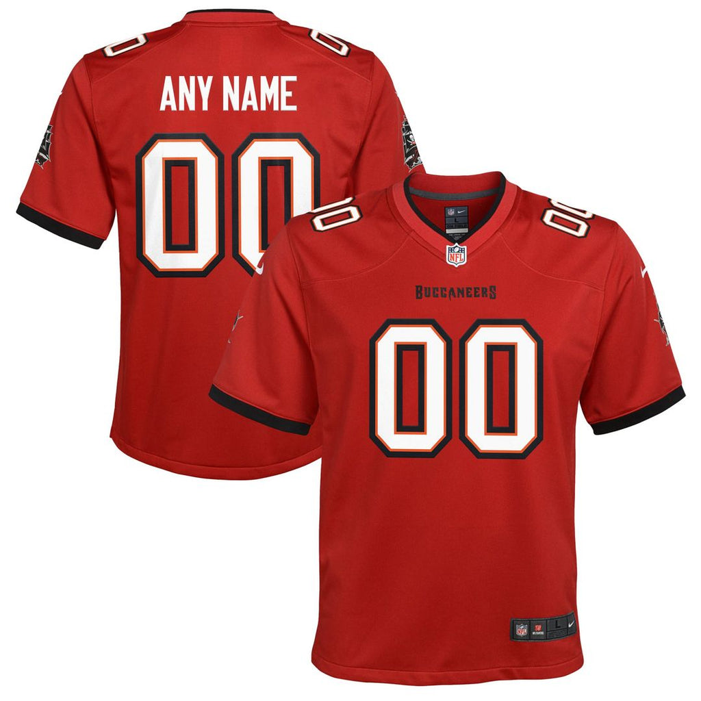 Tampa Bay Buccaneers Youth Alternate Custom Jersey - Pewter