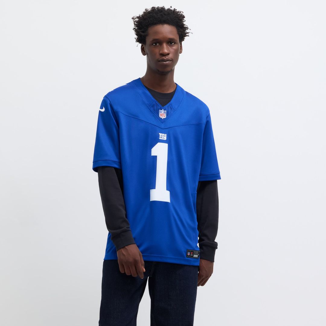 Malik Nabers New York Giants Jersey - Royal