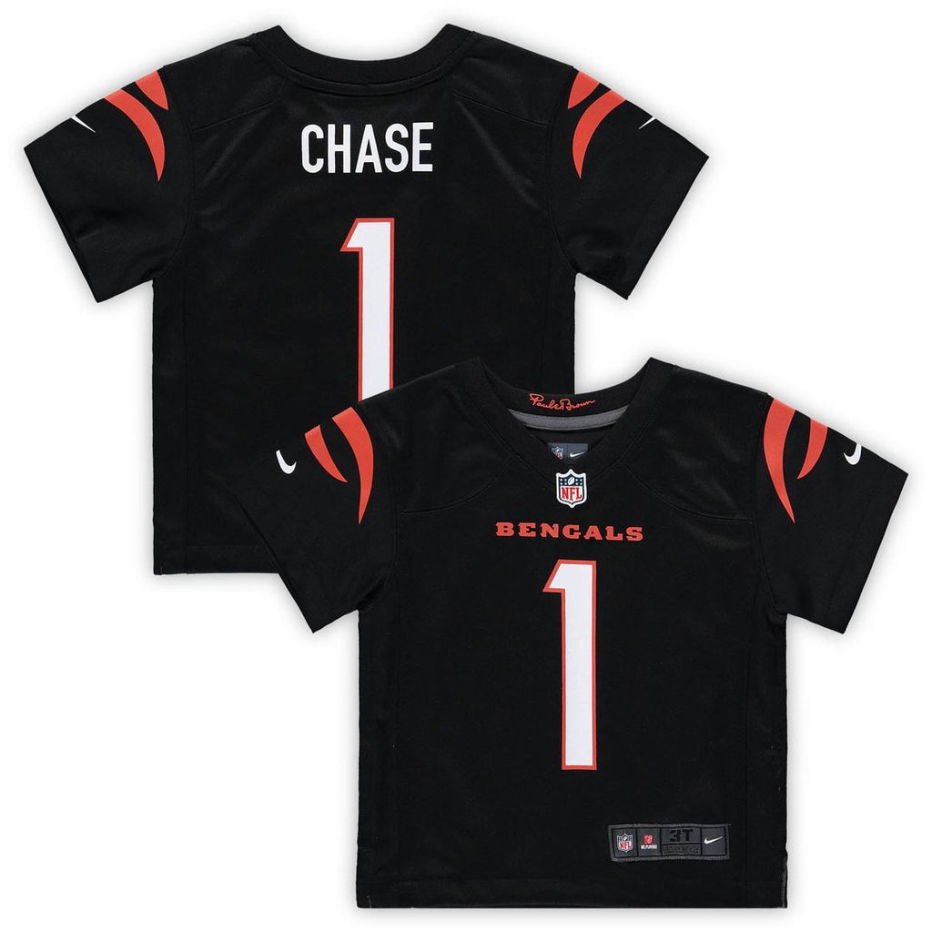 Ja'Marr Chase Cincinnati Bengals Toddler Jersey - Black