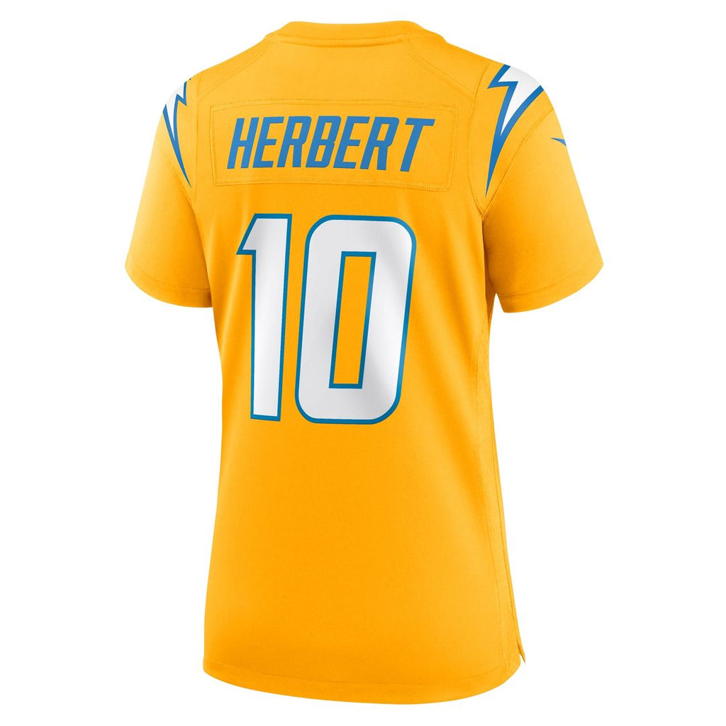 Justin Herbert Los Angeles Chargers Women's Alternate Super Chargers Jersey - Navy