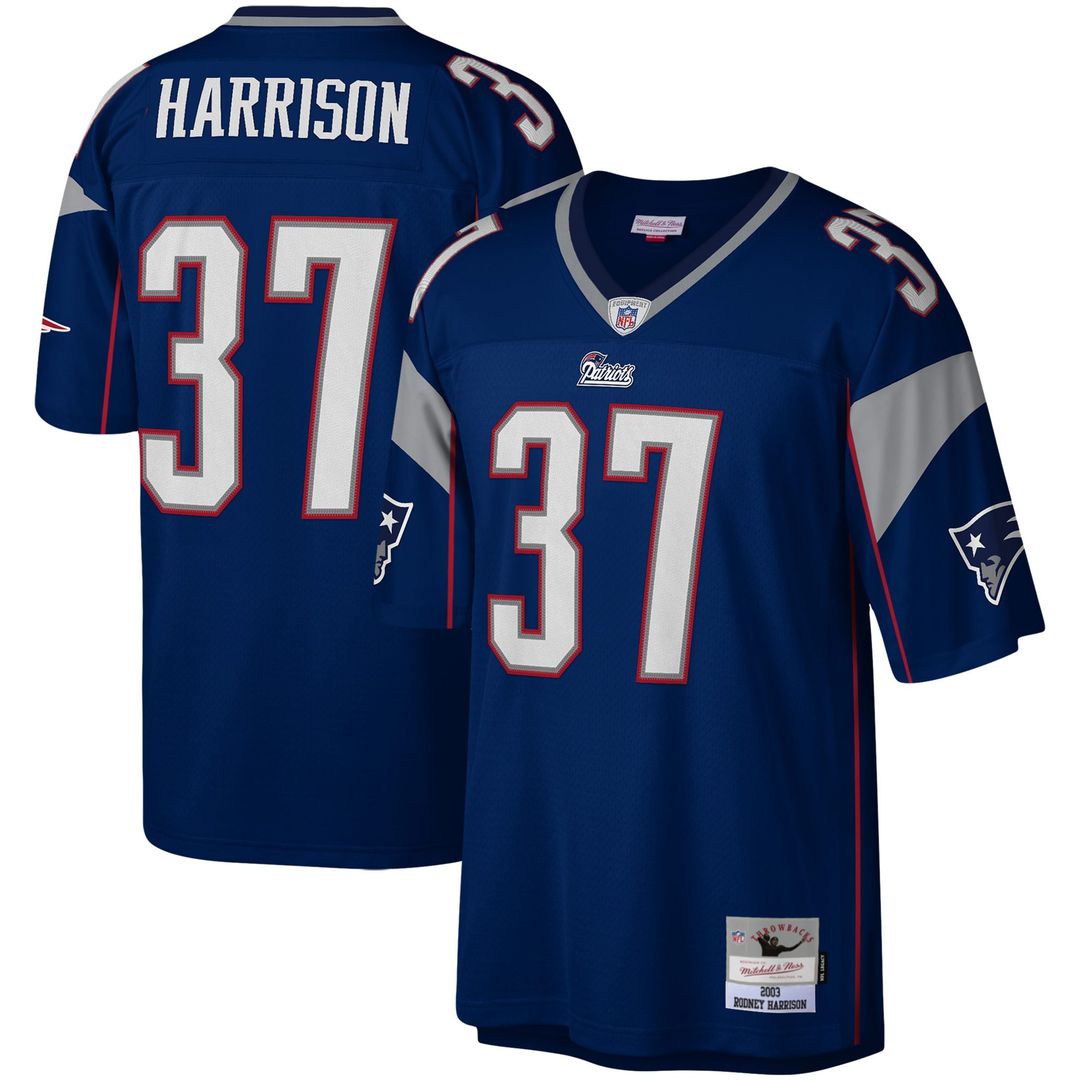 Rodney Harrison New England Patriots Legacy Jersey - Navy
