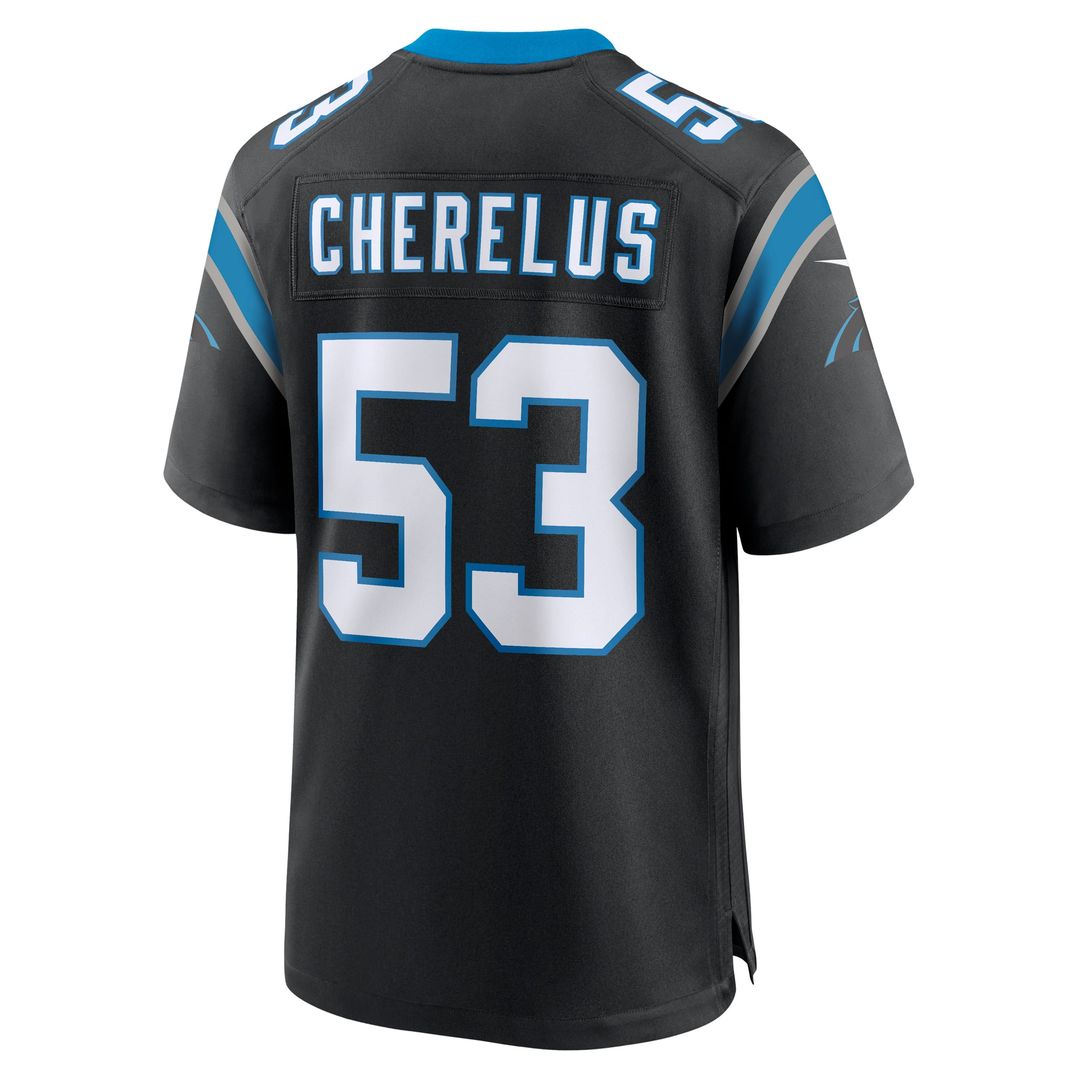 Claudin Cherelus Carolina Panthers Team Jersey - Black