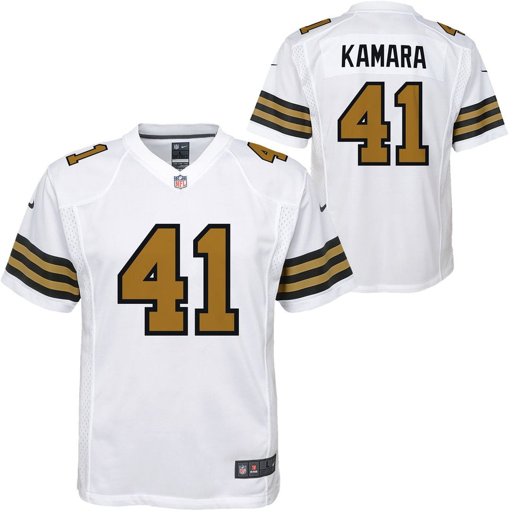 Alvin Kamara New Orleans Saints Youth Jersey - White