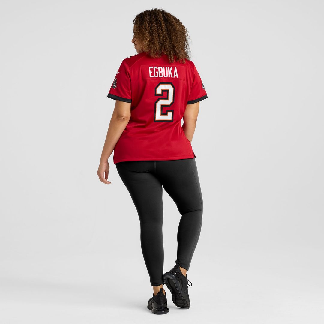 Emeka Egbuka Tampa Bay Buccaneers Women's Jersey - White