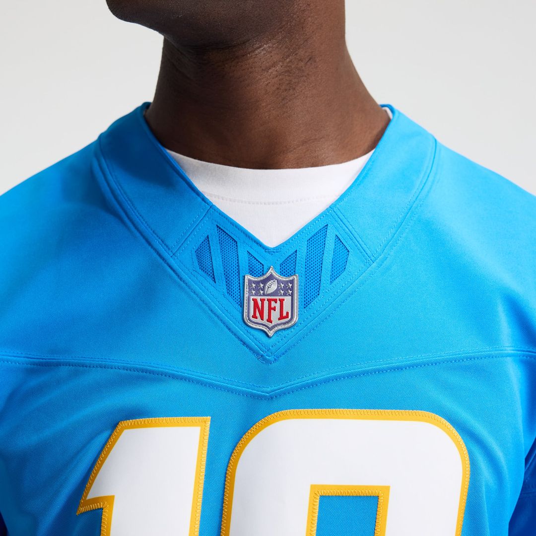Justin Herbert Los Angeles Chargers Alternate Super Chargers Stitched Jersey - Navy