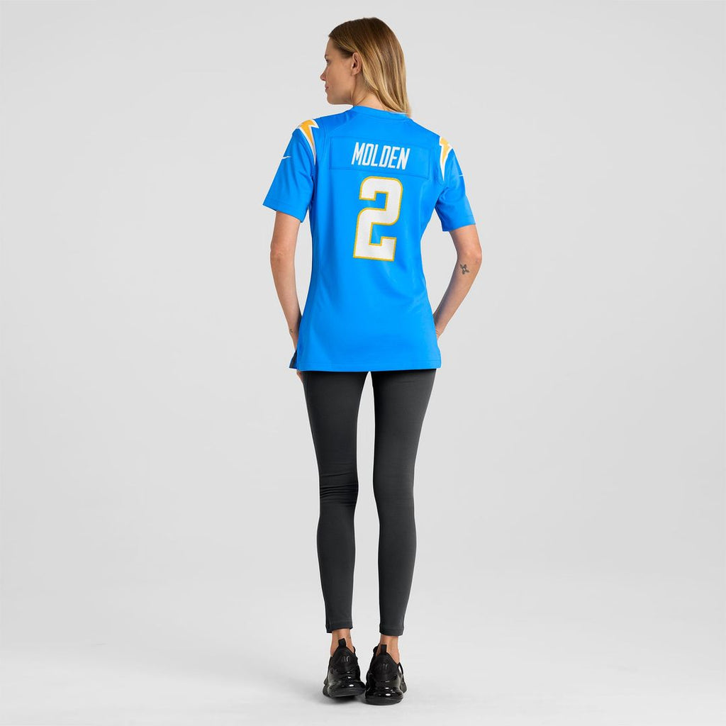 Elijah Molden Los Angeles Chargers Women's Team Jersey - Powder Blue