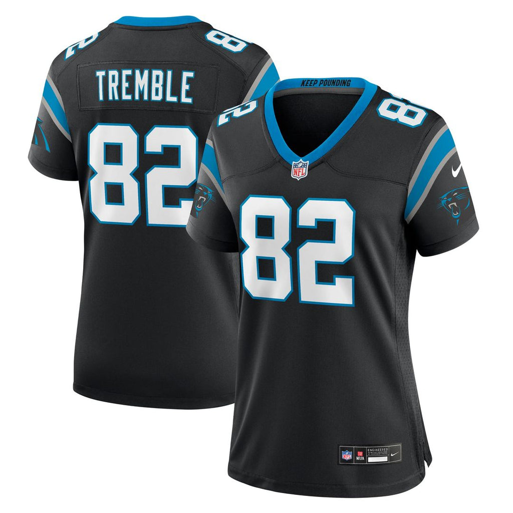Tommy Tremble Carolina Panthers Women's Team Jersey - Black