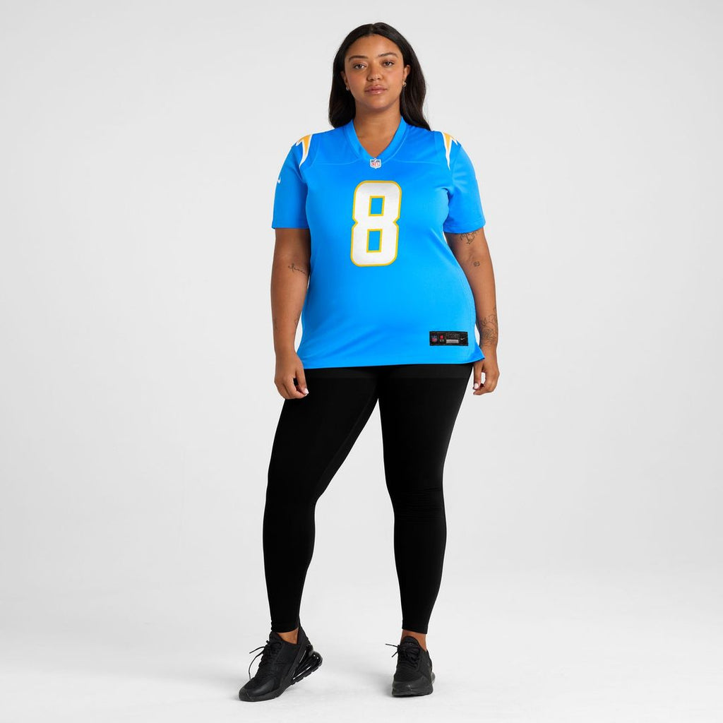 Omarion Hampton Los Angeles Chargers Women's Team Jersey - Powder Blue